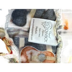 The Original Cowboy Black Roping Cowgirls Pajama Pant Unisex Adult